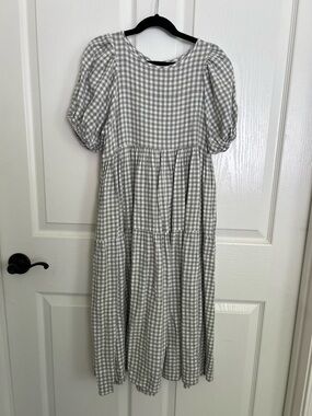 Girls Noralee plaid gingham dress size 10